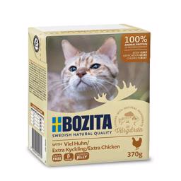 BOZITA Kattfoderbitar i gelé med 100 % färsk kyckling extra